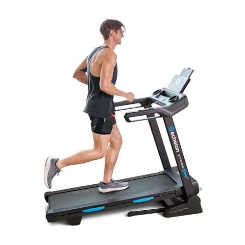 Echelon Stride Treadmill, Smart Foldable, Cushioned Deck, Bluetooth, Workout Programs, Easy Storage, Great Home Workout, + 30-Day Free Membership, Sport 30 | Amazon (US)