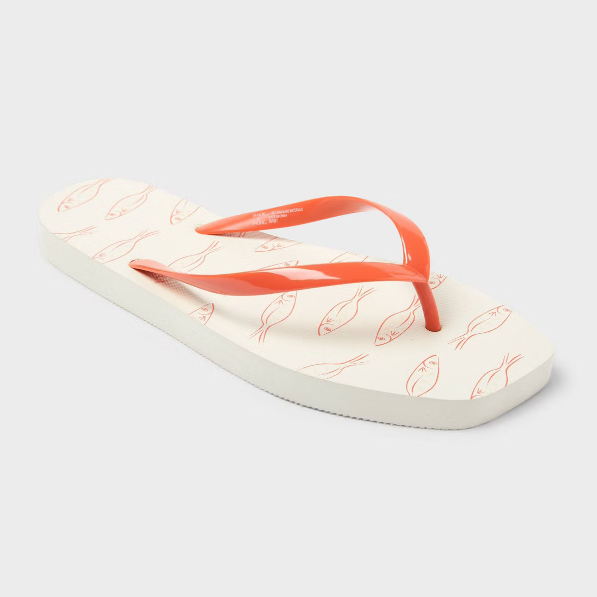 Women's Palmer Square Toe Palm Flip Flops - Shade & Shore™ | Target