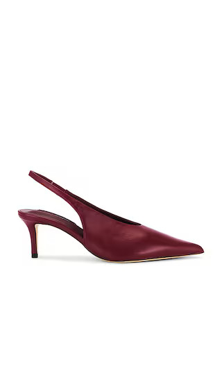 Diva Heel in Bordeaux Nappa | Revolve Clothing (Global)