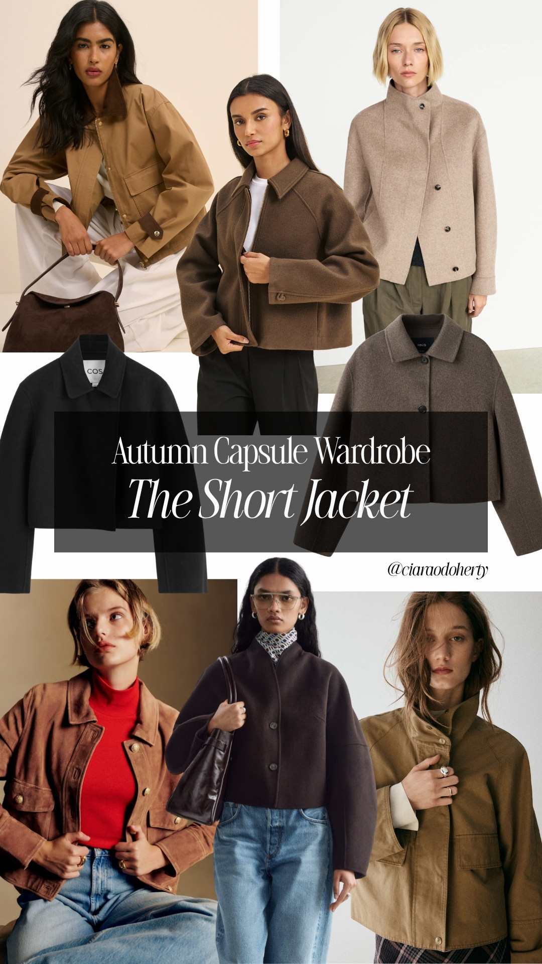 Autumn Capsule Wardrobe: The Short Jacket, funnel neck, wool tailored, suede, barn jacket

#LTKFashionMonth #LTKautumn