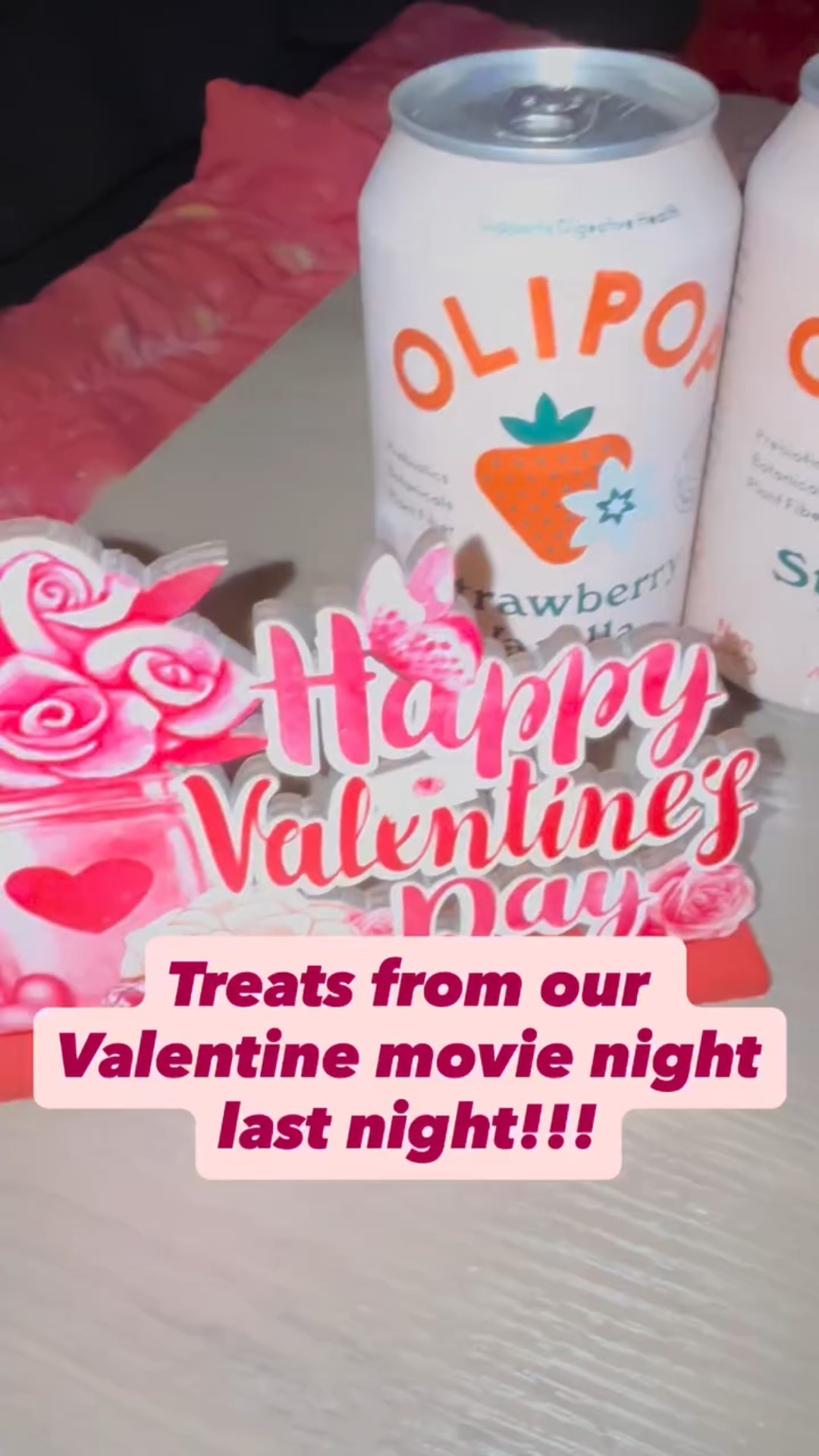 Treats from our Valentine movie night last night!!!  My daughter envisioned a themed Valentine movie night complete with candy salad, fruit salad, olipops, popcorn and pink/heart decor.  Mom delivered.  We all loved it!  Just plan on an early dinner so there’s room for all the snacking goodness!!!

#LTKValentine #LTKKids #LTKdayinmylife