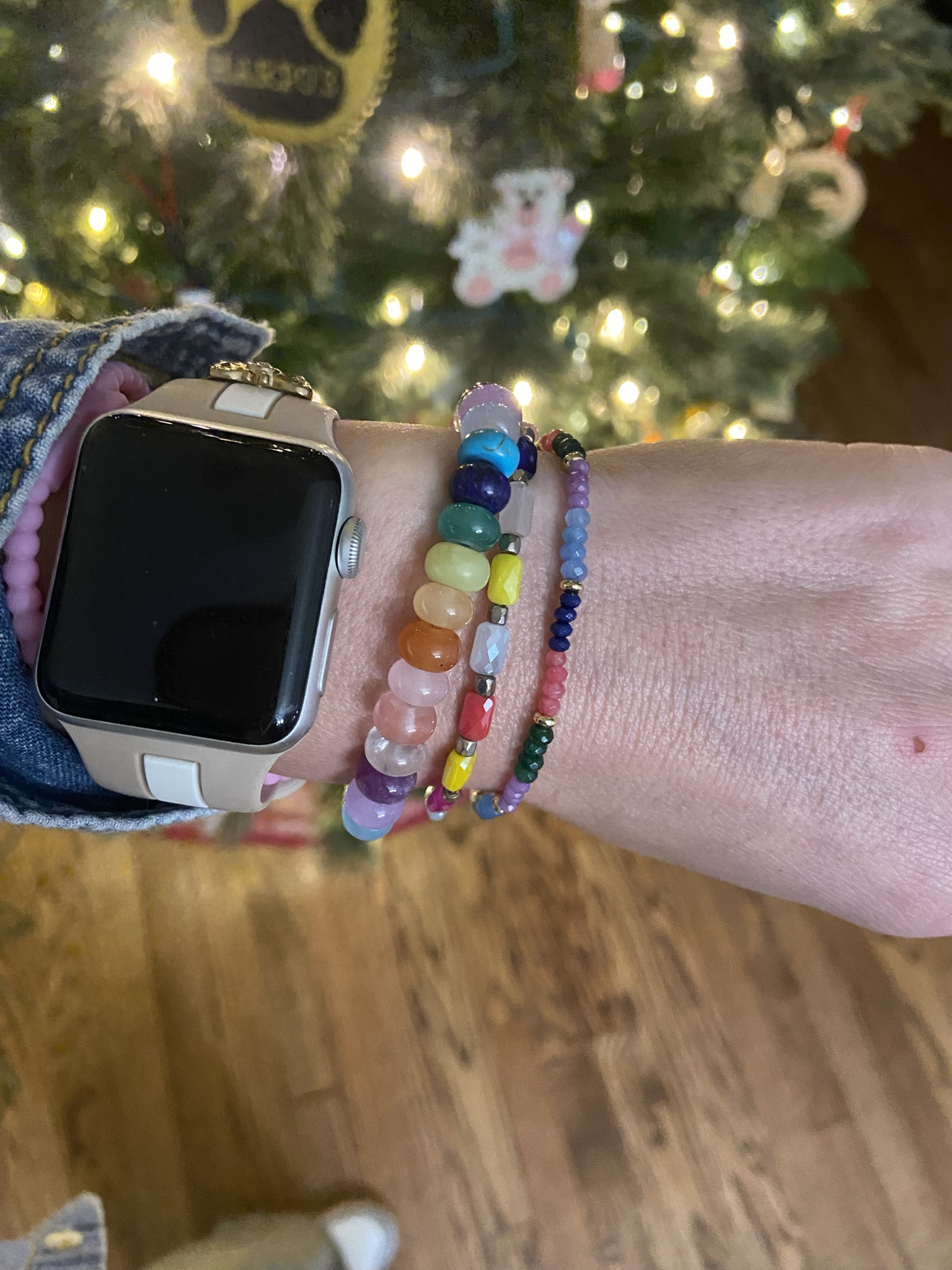 Gift ideas for her - teacher, bff, college age - I love the brand of these bracelets and I wear them all the time. Plus, they’re on sale!!  My watch band comes as a three-pack and is a great gift idea, too.  


#giftforher #teengirl #baublebar #braceletstack
#designerdupe #salefinds #giftunder20 #bracelet #budgetfriendly
#LTKU #LTKOver40 

#LTKSaleAlert #LTKGiftGuide #LTKFindsUnder50