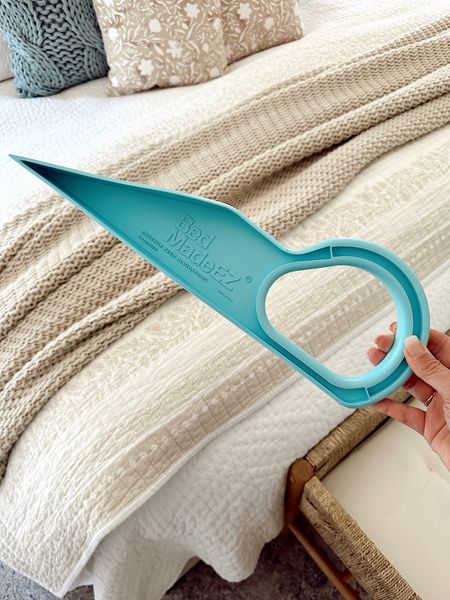 Bed making tool! It lifts your mattress off your box spring so you can easily tuck in your sheets and duvets plus it can help push those into the mattress too! 

#LTKunder50 #LTKhome #LTKFind