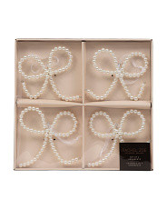 RACHEL ZOE
4pk Faux Pearl Bow Ornaments
$14.99  Compare At $19 
help
 | Marshalls