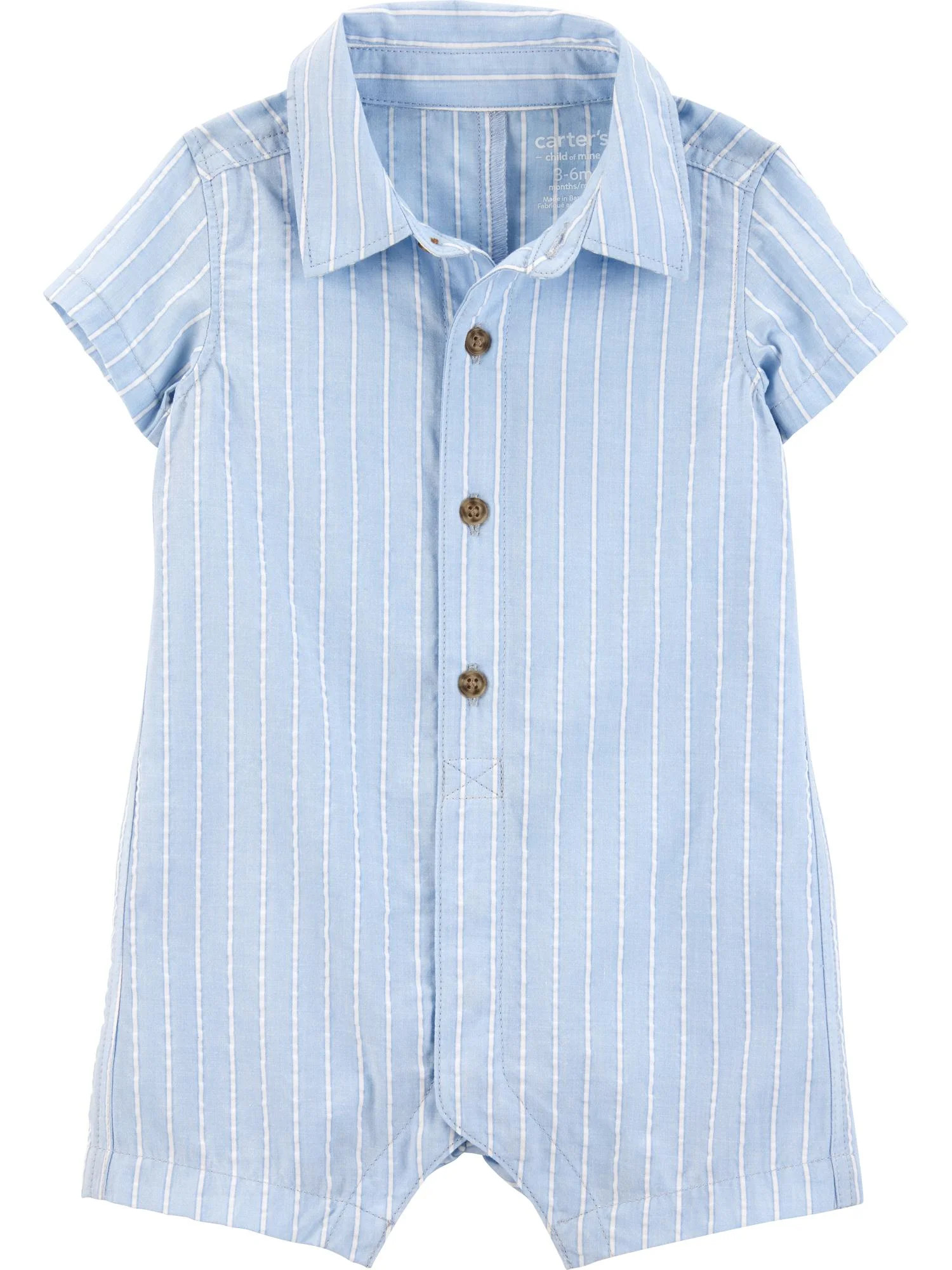 Carter's Child of Mine Baby Boy Romper, One-Piece, Sizes Newborn-12 Months - Walmart.com | Walmart (US)