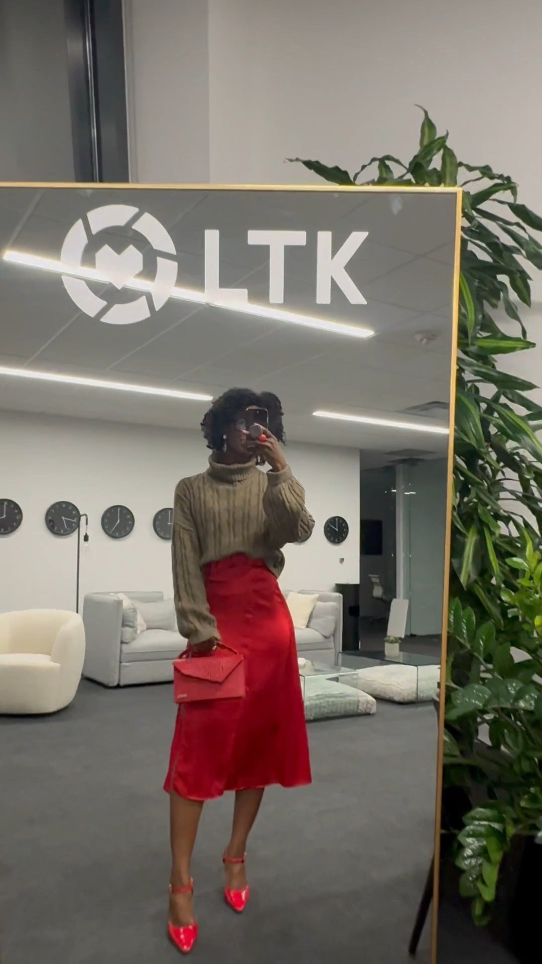 May be my last time in office ever 🥲 Had to get festive with my office Christmas outfit. Threw on a chunky cropped sweater over a satin dress. Still making the closet work!

Winter outfit red dress outfit red skirt outfit midi classy Christmas outfit work ootd outfit of the day outfit ideas with clothes you have

#LTKootd #LTKFindsUnder100 #LTKHoliday