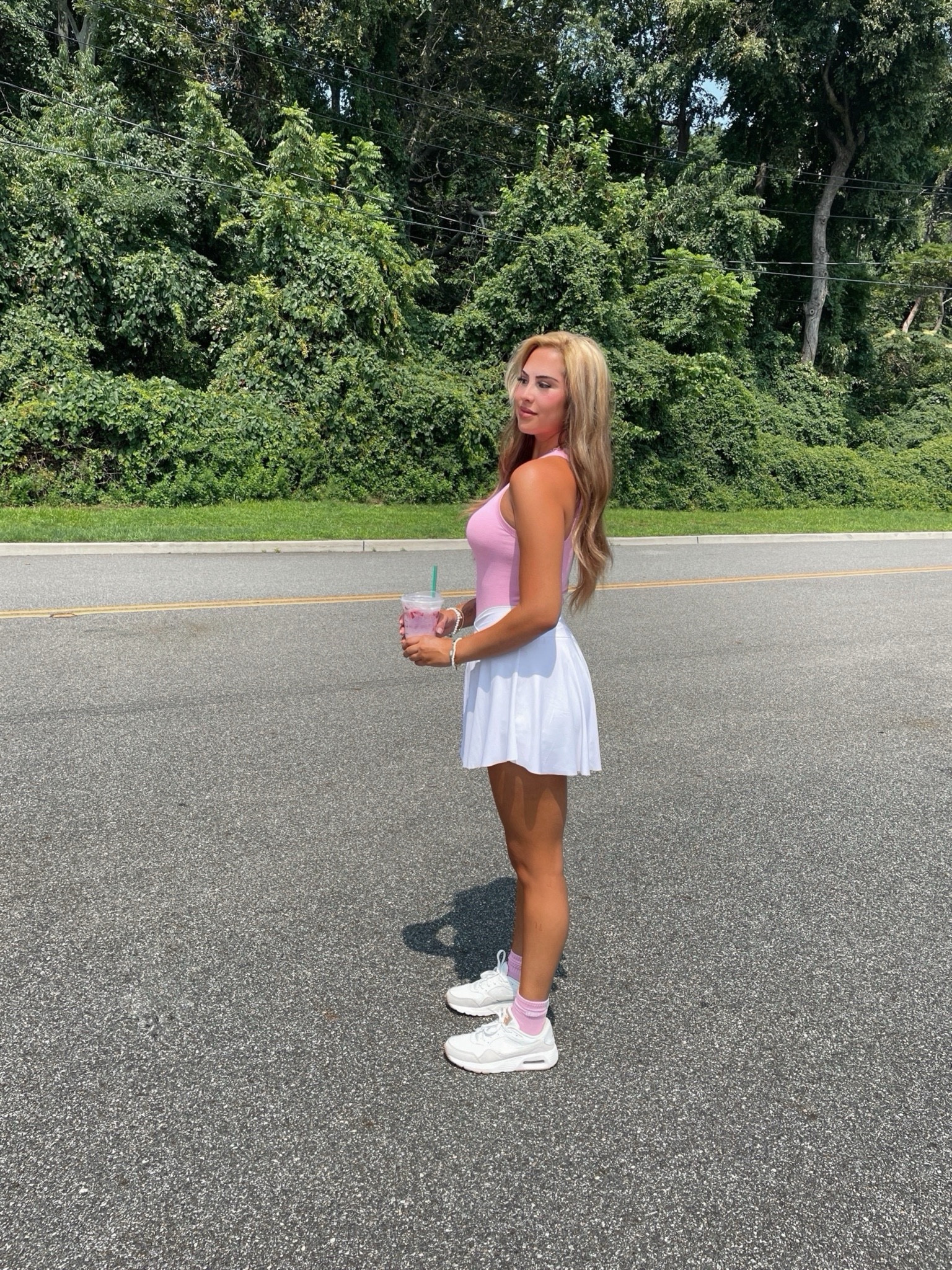 Tennis skirt outfit
#tennisskirt
Tennis skirt outfit idea
Pink outfit
Sporty outfit inspo 

Follow my shop @elizabeth.alejandra on the @shop.LTK app to shop this post and get my exclusive app-only content!

#liketkit #LTKActive #LTKstyletip #LTKfindsunder100
@shop.ltk
https://liketk.it/4OLyk