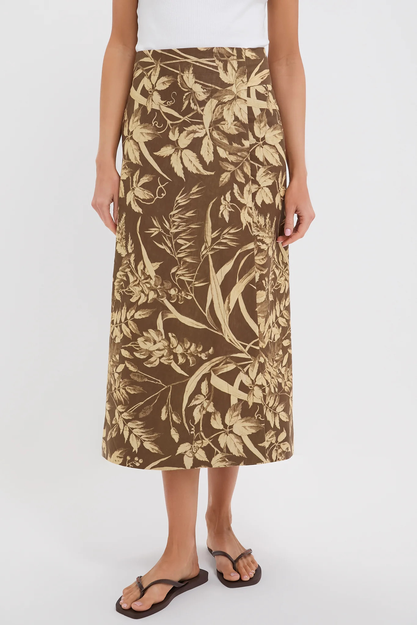 Sienna Dune Breeze Cotton Linen Margot Wrap Skirt | Tuckernuck (US)