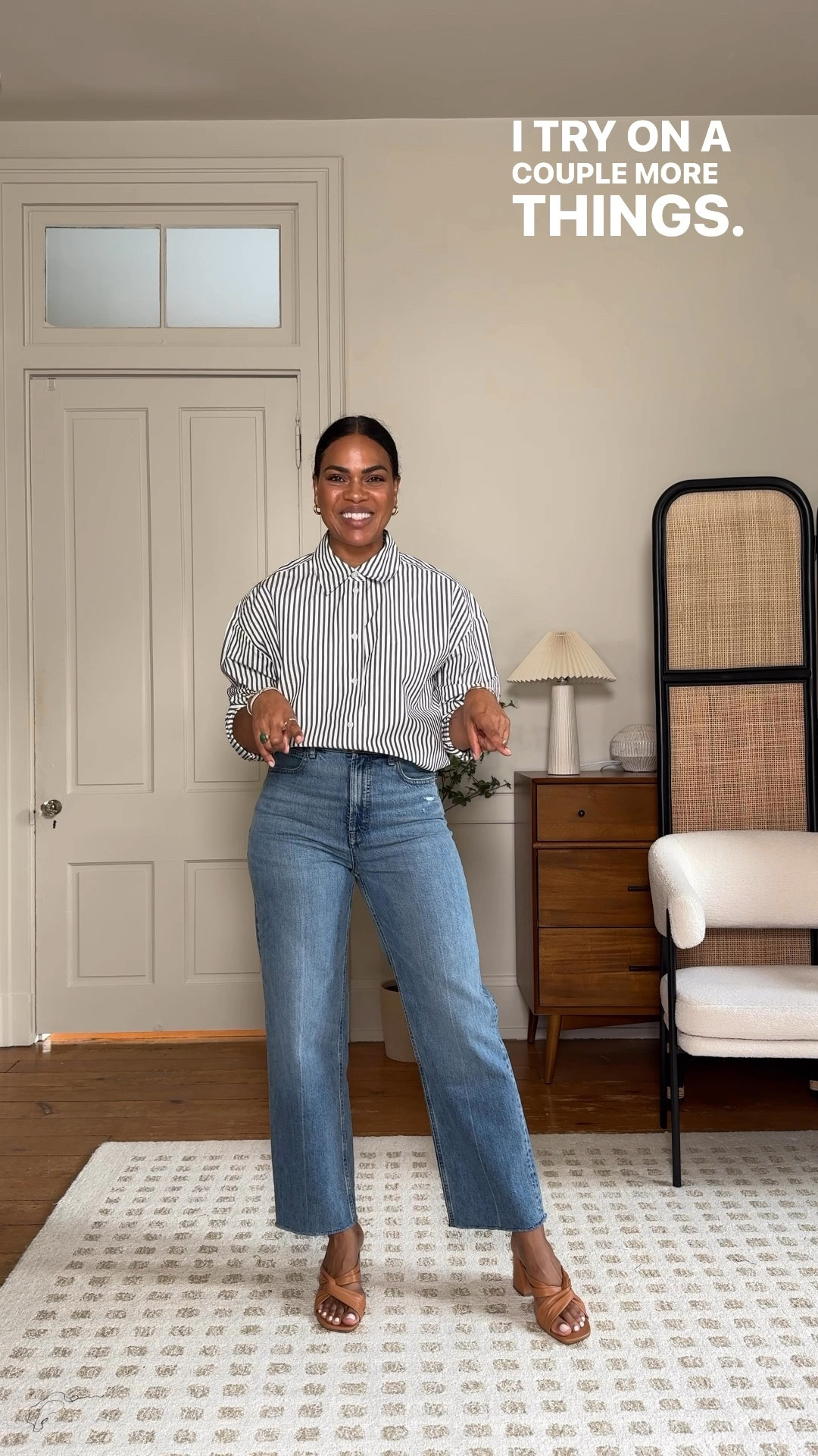 Get 25% off during Everlane Labor Day Sale - including this Crisp cotton button up & straight leg jean!  
TUCK HACK: fold twice then tuck! Added some other denim on sale. 

#LTKOver40 #LTKStyleTip #LTKFallSale