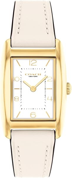 Coach Reese Women's Watch - 2H Quartz Tank Watch with Genuine Leather Strap - Water Resistant 3 A... | Amazon (US)