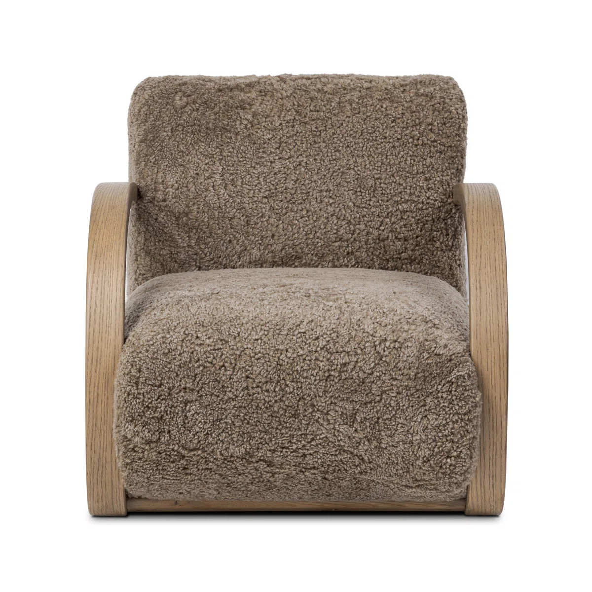 Burke Chair-Taupe Shearling | Wayfair North America