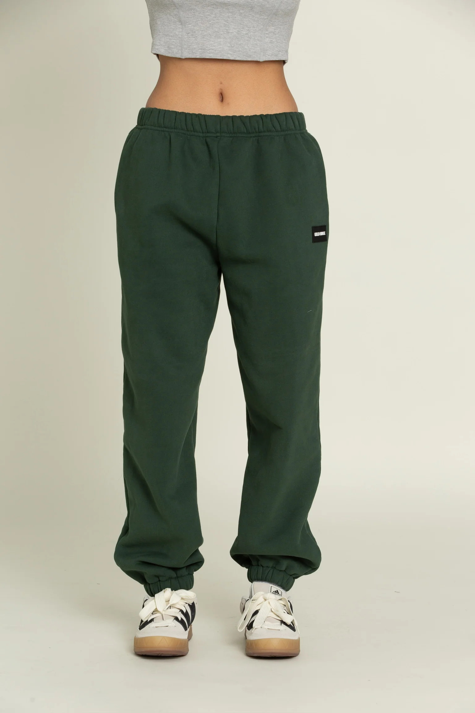 Hunter Green GH Jogger Sweatpants | Gold Hinge