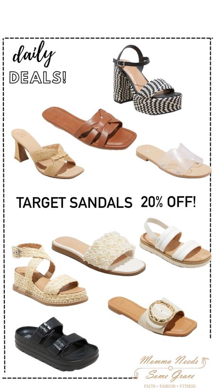 Target Sandals 20% off this week! 

#LTKFindsUnder100 #LTKSaleAlert #LTKStyleTip