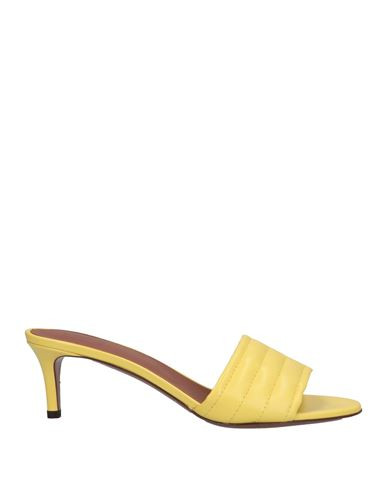 L' Autre Chose Woman Sandals Yellow Size 7.5 Soft Leather | YOOX (US)