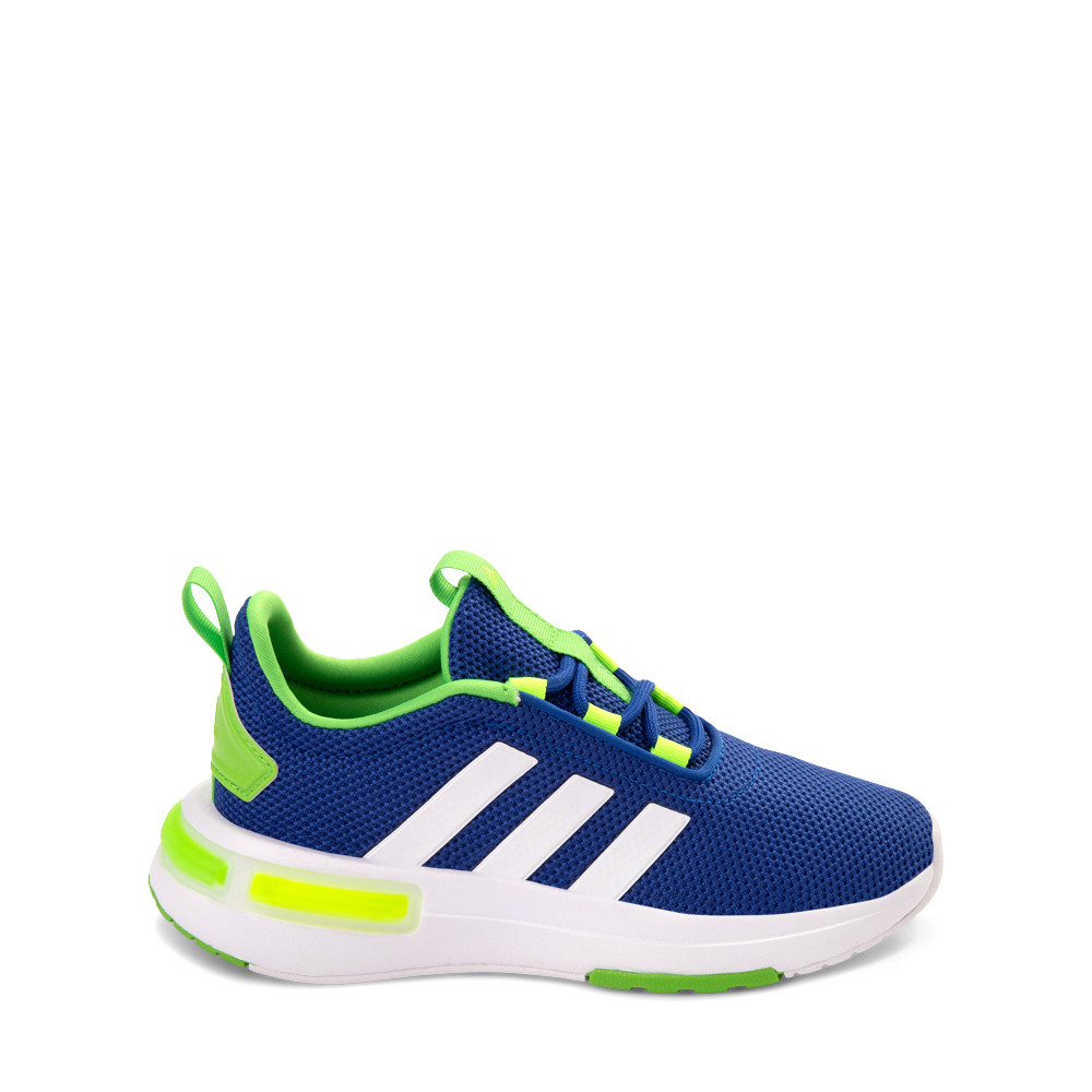 adidas Racer TR23 Athletic Shoe - Little Kid / Big Kid - Royal Blue / Cloud White / Lucid Lime | Journeys