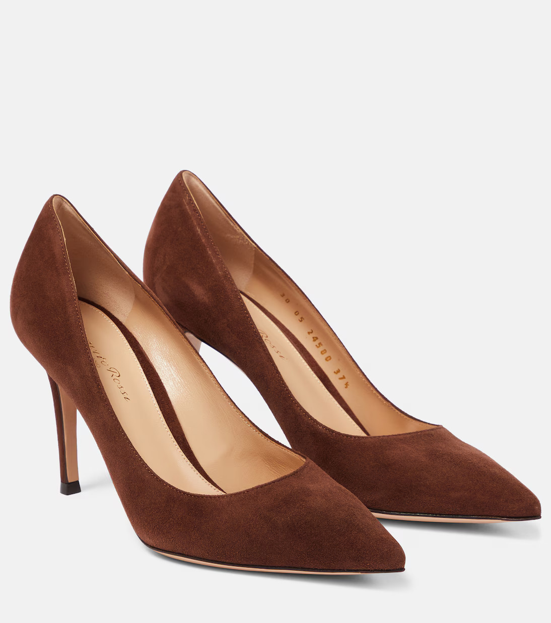 Gianvito 85 suede pumps | Mytheresa (UK)