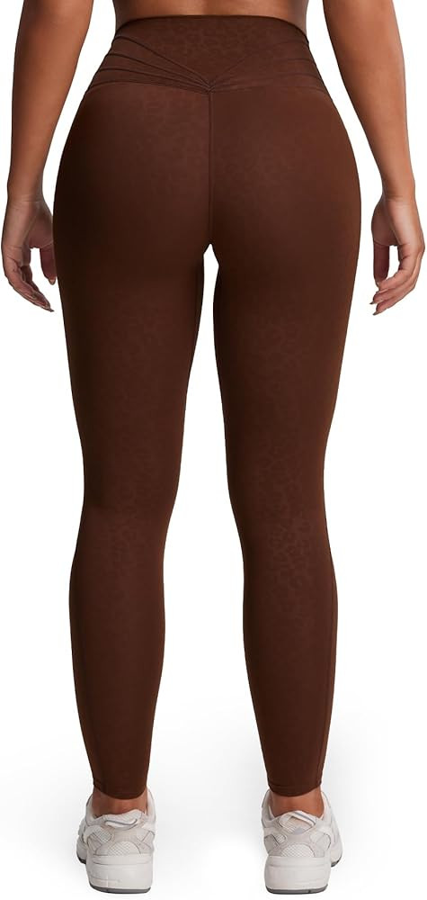 Aoxjox High Waisted Workout Leggings for Women Trinity Yoga Pants 26.5" | Amazon (US)