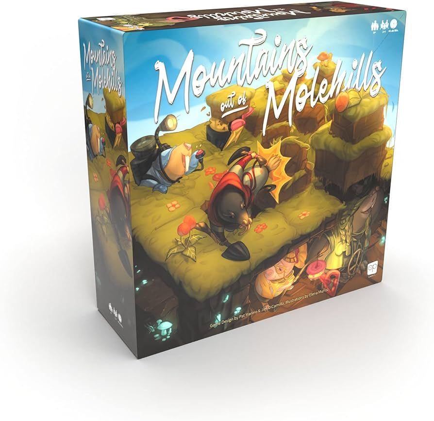 Mountains Out of Molehills | Family Board Game for 2-4 Players | Two-Level Gameboard Featuring Un... | Amazon (US)