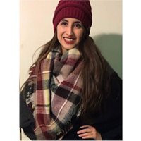 Hello Beautiful Crazy Soft Burgundy Tan Plaid Large Blanket Scarf | Etsy (US)