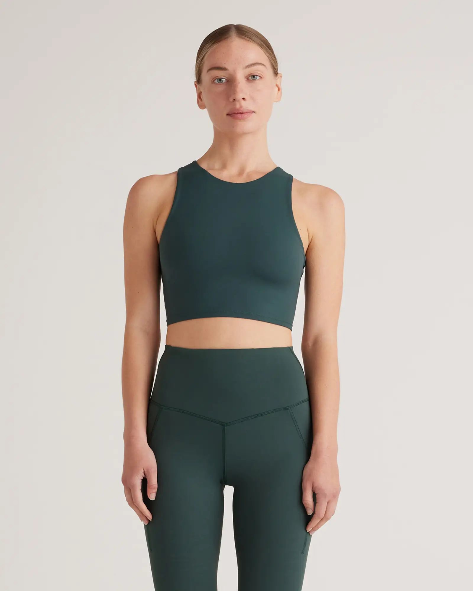 Ultra-Form High-Neck Cropped Tank | Quince