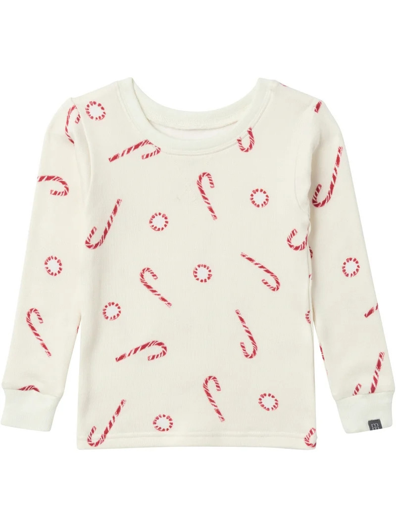 Modern Moments by Gerber Gender Neutral Tight Fitting Christmas Pajama Set, 2-Piece, Sizes 12 Mon... | Walmart (US)