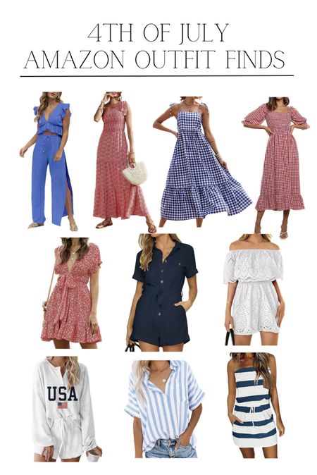 Women’s 4th of July Amazon outfit ideas! 

#LTKFind #LTKstyletip #LTKunder50