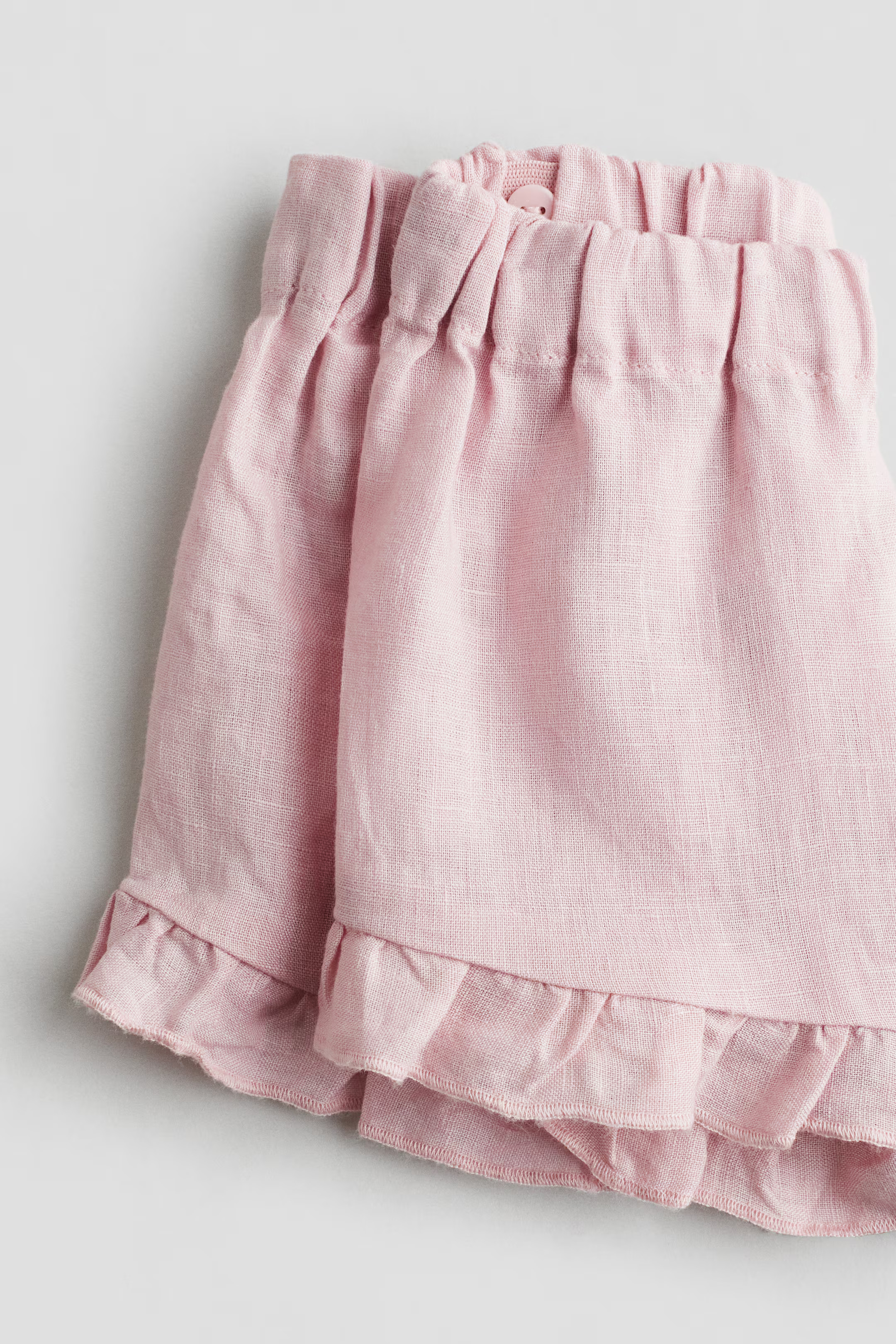 Ruffled Linen Shorts | H&M (US + CA)