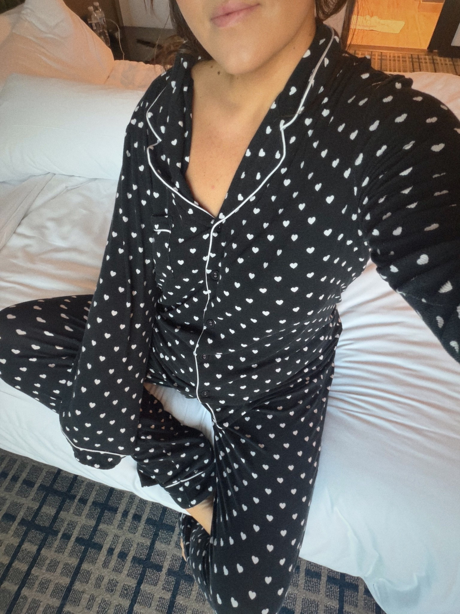 @Staykation my favorite pajamas + they have the cutest mommy and me matching pajamas 

I wear xl

Midsize, size 12, size 14, mom style, curvy outfit, thick tummy approved