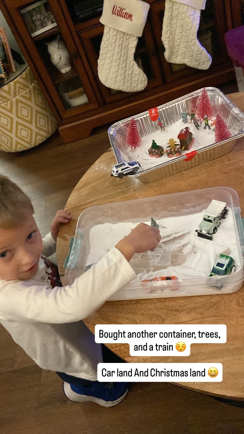 Bought another container, trees, and a train ☺️

Car land And Christmas land 😆


#LTKSeasonal 

#LTKKids #LTKdayinmylife #LTKmomlife