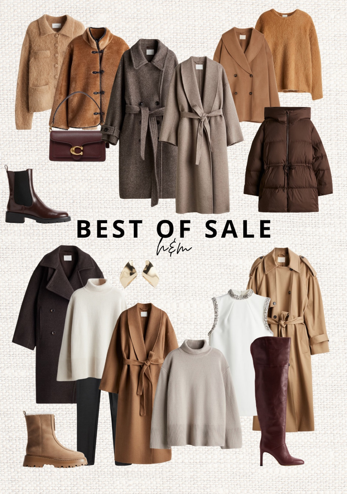 Best of H&M sale! They currently have 20 % off at H&M UK and NL/DE/europe. The discount code may vary per country! 😍🥰

Sale, cyber sale, black friday, wool coat, winter coat

#LTKSaleAlert #LTKStyleTip #LTKCyberWeek