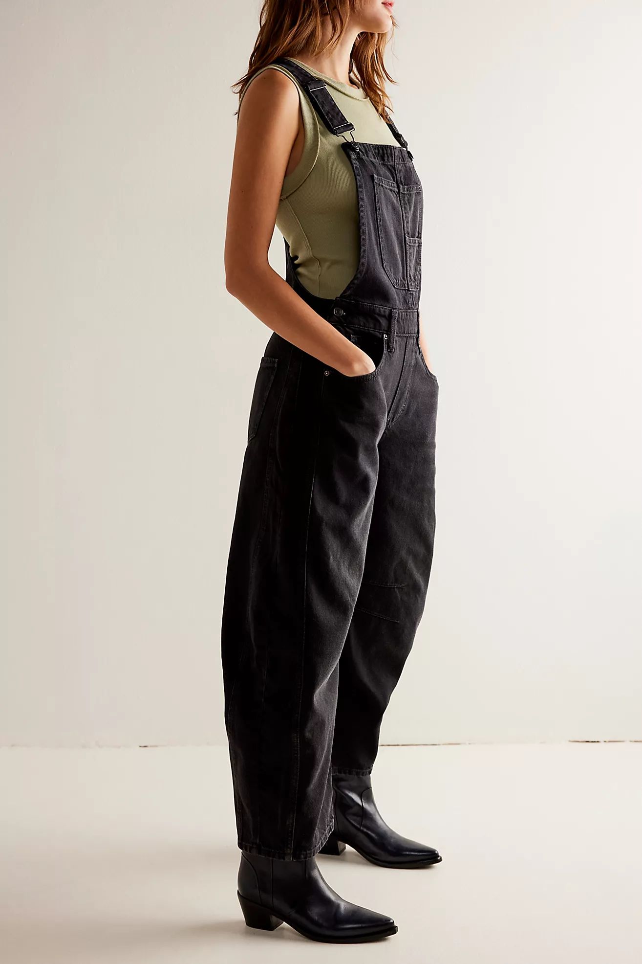 We The Free Good Luck Barrel Overalls | Free People (UK)