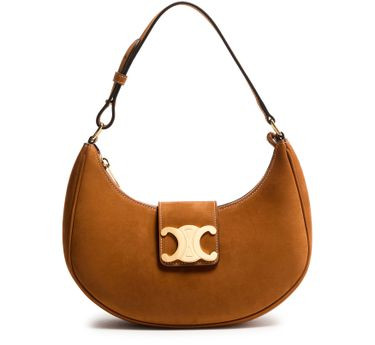 Ava Triomphe bag in nubuck calfskin - CELINE | 24S (APAC/EU)