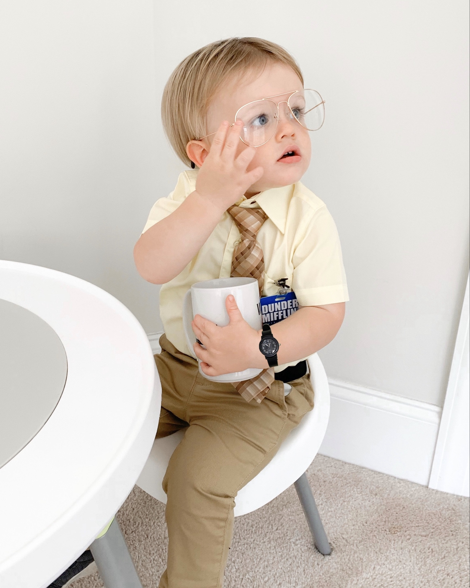 dwight schrute costume for toddler, baby dwight costume, toddler dwight costume, halloween costume ideas, funny halloween costume, the office costumes, dwight office costume

#LTKFamily #LTKBaby #LTKSeasonal