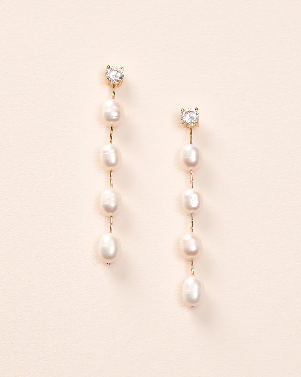 Tess Pearl Dangle Earrings | Dareth Colburn
