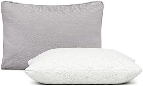 Coop Home Goods - Toddler Pillow (14x19) and Grey Pillow Protector - Premium Cross-Cut Memory Foa... | Amazon (US)