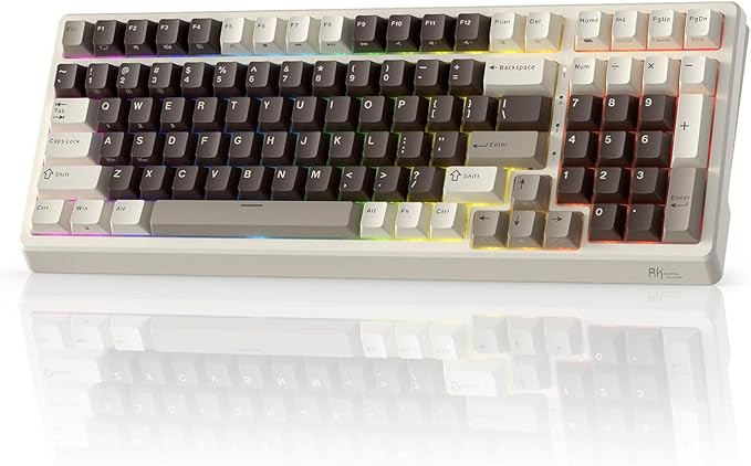 RK ROYAL KLUDGE F99 Wireless Mechanical Keyboard with Numper Pad, Tri-Mode Hot Swappable 95%100 K... | Amazon (US)