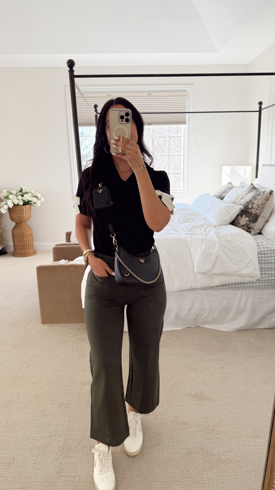 OOTD today! These Target pants remind me of my Anthropologie ones! 

#LTKdayinmylife #LTKgrwm #LTKootd