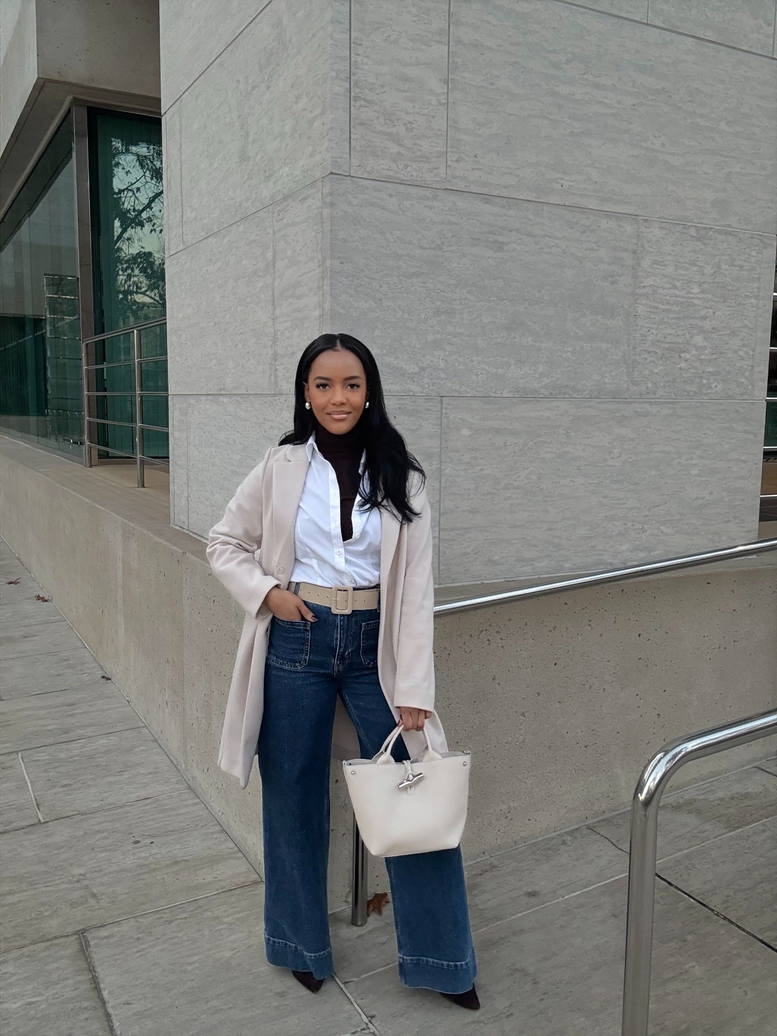 White button ups can dress up any outfit regardless of session

#LTKWorkwear