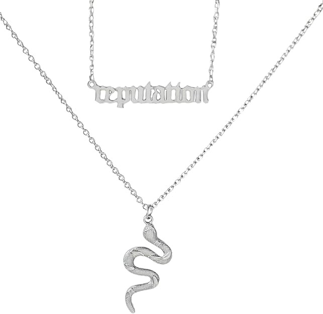 Vintage Layered Reputation Snake Necklace,Personality Gothic Punk Animal Necklace for Women Music... | Amazon (US)