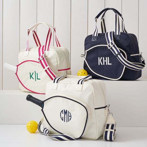 Sporty Stripe Pickleball Bag | Mark and Graham