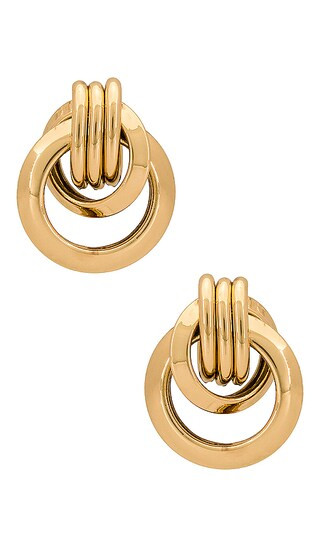 Violeta Stud Earrings in Gold | Revolve Clothing (Global)