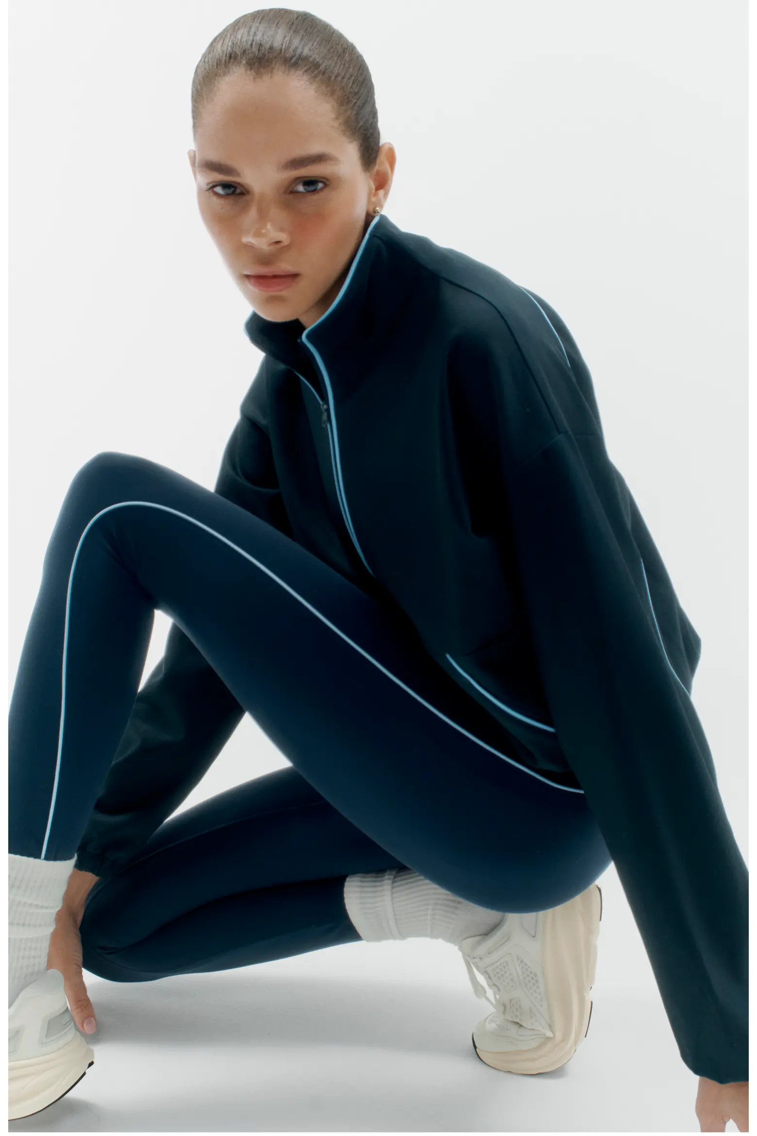 Studio Luxe High Waist 7/8 Piped Leggings (Women) | Nordstrom | Nordstrom