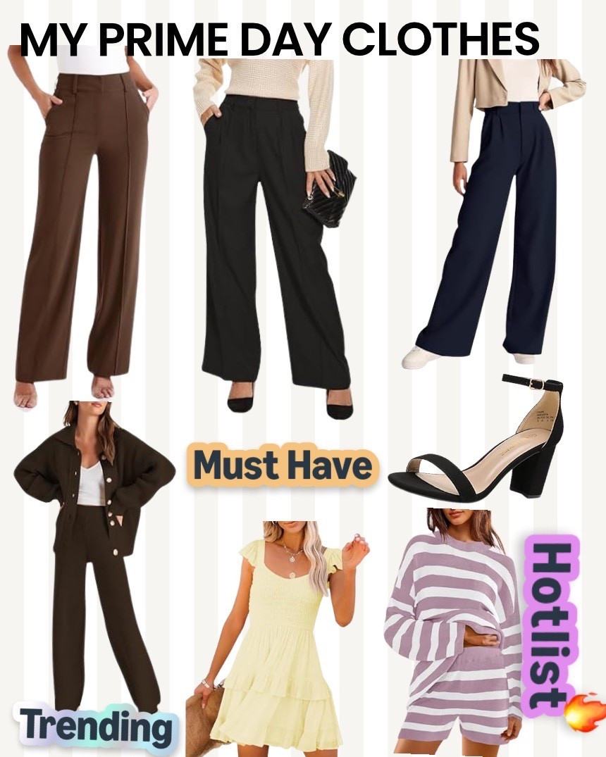 Prime Day fashion haul coming in HOT 🔥 Snagged the cutest matching sets, breezy summer dresses, chic workwear pants, comfy heels, and even a transitional sweater set for fall 🍂🛍️ It’s giving closet upgrade, and you can shop everything now on my LTK — linked in bio! #amazoninfluencer 
#PrimeDayFashion #LTKStyle #LTKFinds #AmazonFashion #SummerStyle #MatchingSet #WorkwearLooks #FallTransitionStyle #LTKUnder50 #LTKHaul #AmazonOutfits #ClosetRefresh #OOTD #StyleDeals #FashionFaves

#LTKFindsUnder50 #LTKStyleTip #LTKWorkwear