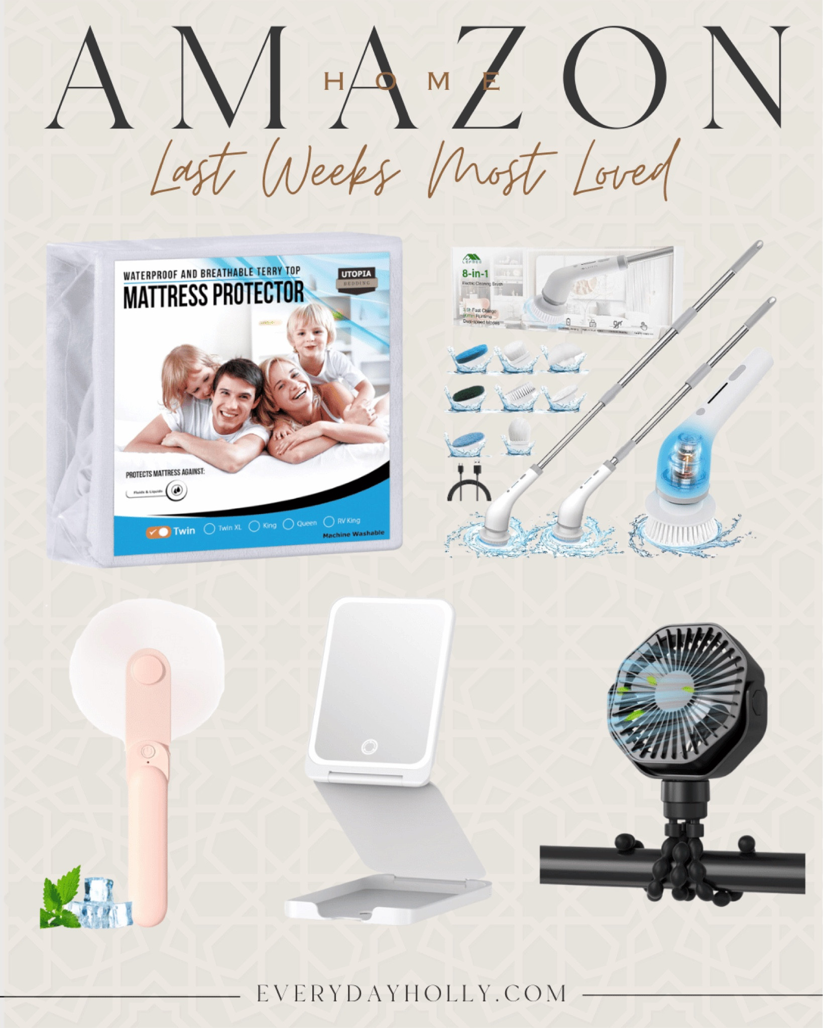 Must-Have Home Essentials

Home  home finds  home favorites  trending home  spring cleaning  bedding  summer essential  portable fan  travel essential  makeup mirror

#LTKHome #LTKItBag #LTKFindsUnder50