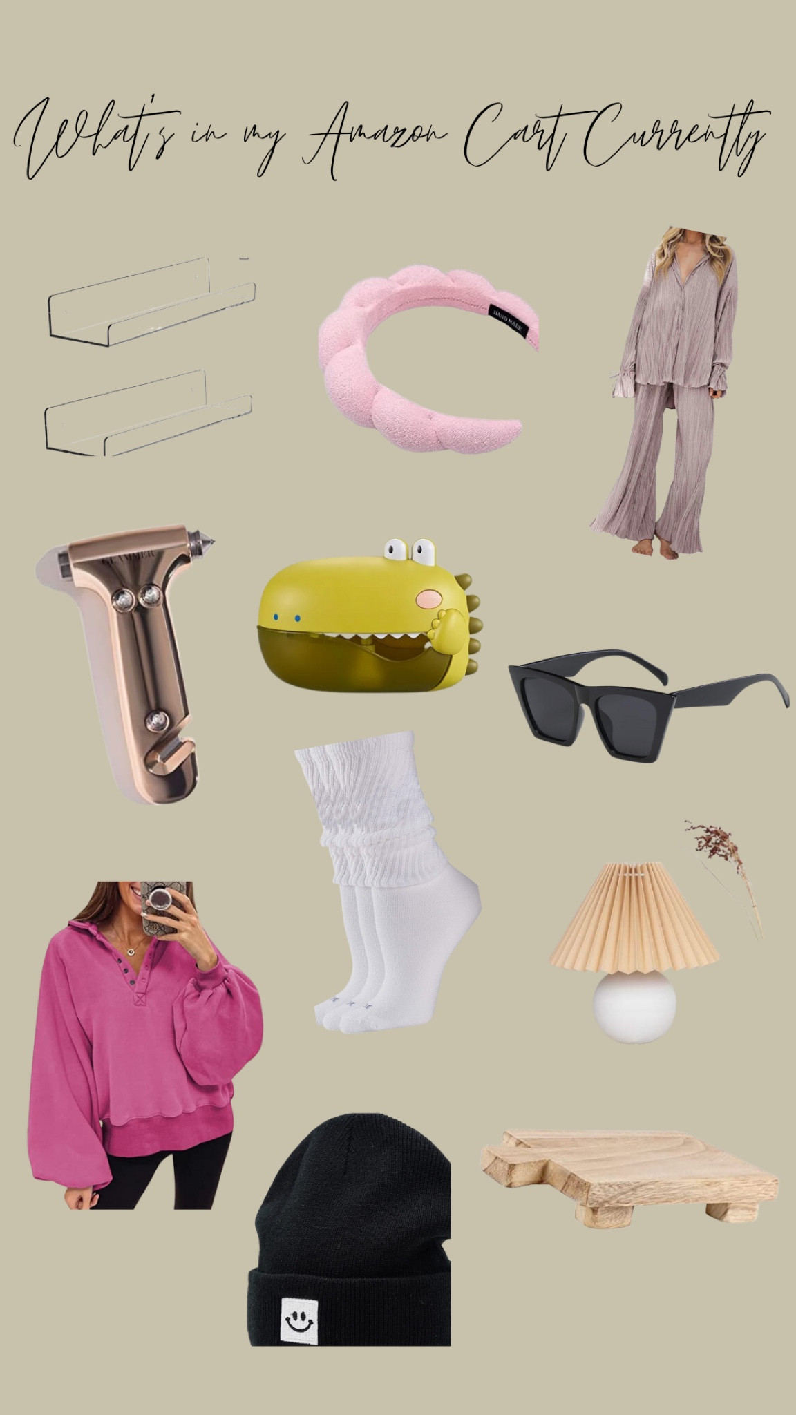 Amazon Cart, Holiday Gift Guide, Christmas Gift Guide, Baby bath toy, Baby beanie, skincare shelves, vintage lamp, whats in my amazon cart, Holiday gifts, Christmas gifts, Christmas wishlist, Lounge Set.

#LTKGiftGuide #LTKhome #LTKFind