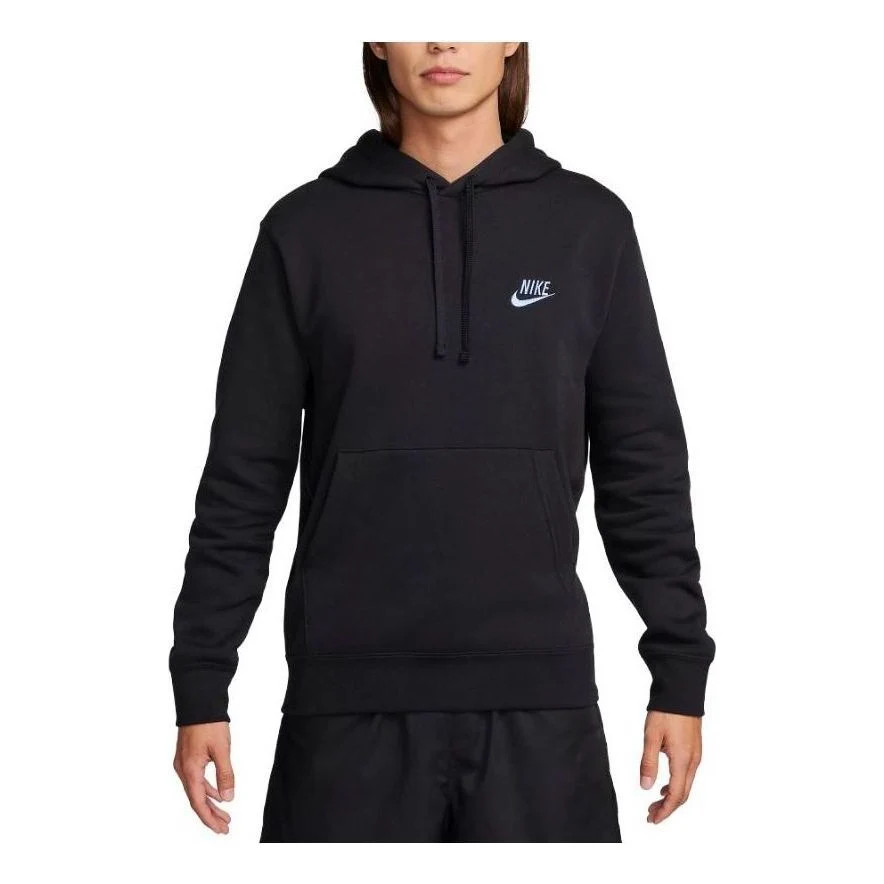 Nike Sportswear Club Fleece Hoodie 'Black' HF4762-010 | KICKS CREW