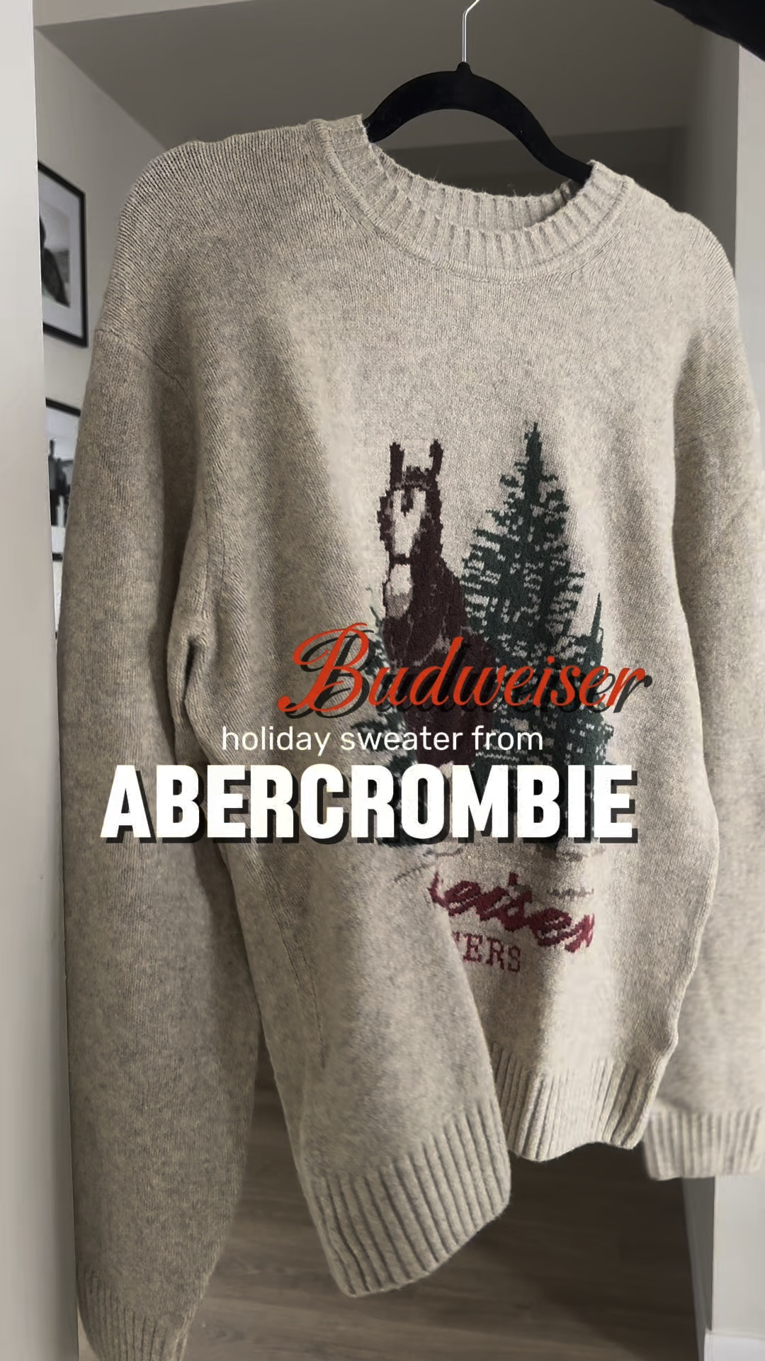 Holiday sweater from Abercrombie. Recommend sizing up a size and avoid using the dryer. 

#LTKHoliday #LTKFindsUnder100 #LTKSaleAlert