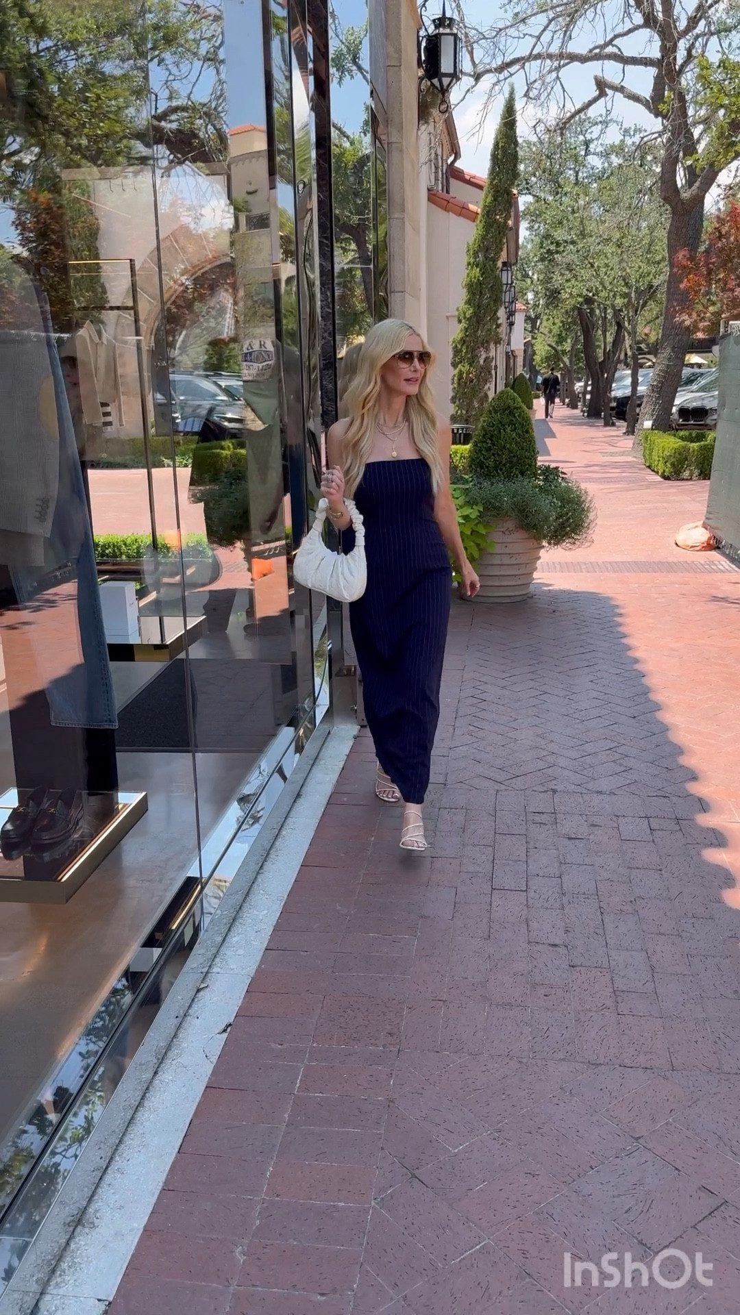 Loving this slimming navy blue pinstripe dress which is part of the #NSALE and UNDER $100! The fit is perfection and trust me, it looks WAY more expensive than it really is! It runs tts, I’m wearing a size XS. 

My fabulous white bag is also under $100 and part of the #nsale!!  



#LTKxNSale #LTKFindsUnder100 #LTKStyleTip