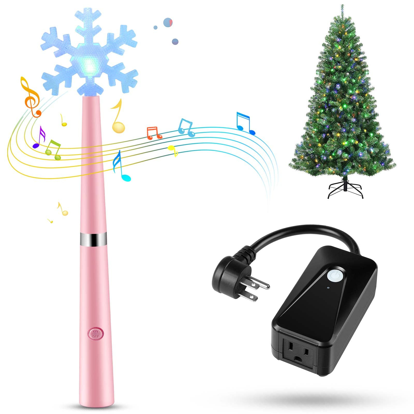 Magic Light Wand, Wireless Remote Control Outlet for Christmas String Lights and Decorations Ligh... | Amazon (US)