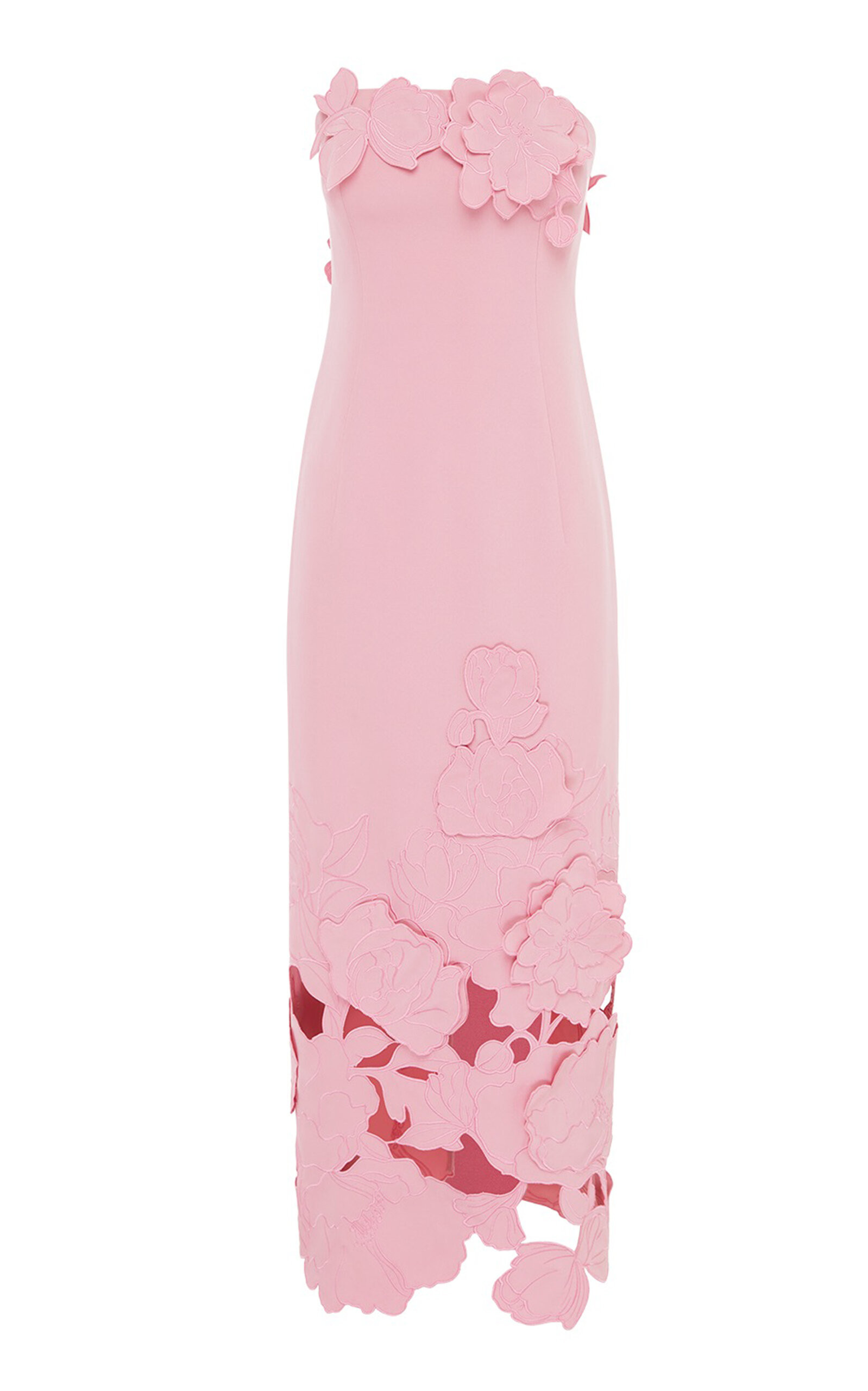 Rayna Floral-Appliquéd Crepe Maxi Dress | Moda Operandi (Global)